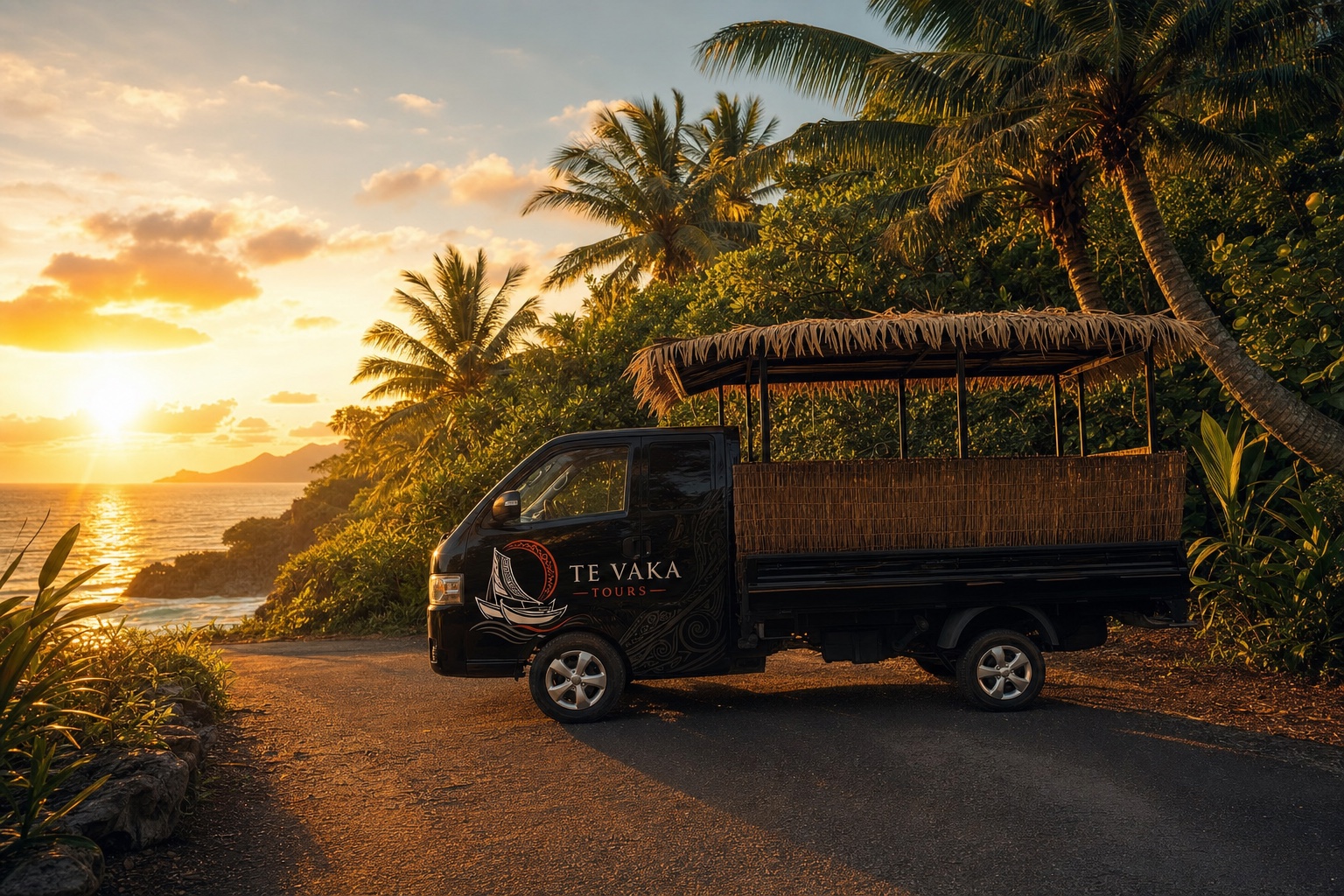 Airport transfer at Rarotonga International Airport